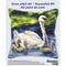 Orchidea Cushion Cross Stitch Kit Swans Family